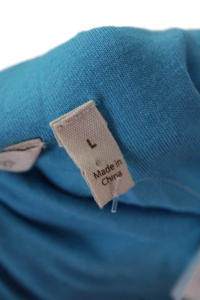 Soft Surroundings Women Shift Tank Dress Light Blue Polyester Size L