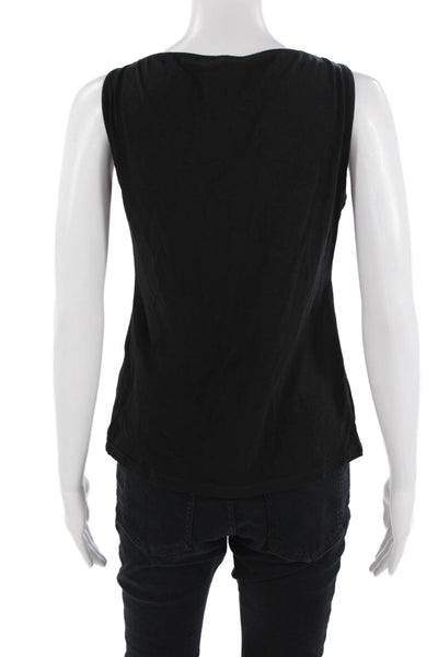 Anne Fontaine, Women Basic Sleeveless Black Tank Size 42