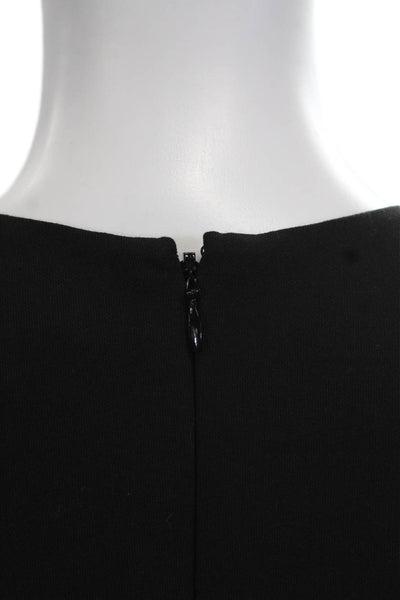 Elizabeth and James Women Petite A-Line Dress Black High Neck Sleeveless Size 0
