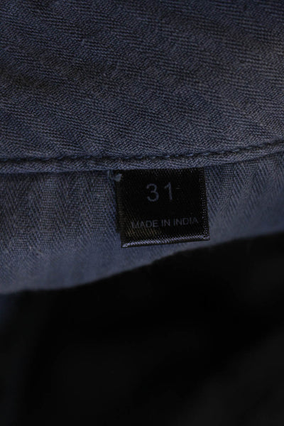 John Varvatos Star USA Mens Dark Gray Chino Pants 98% Cotton Size 31