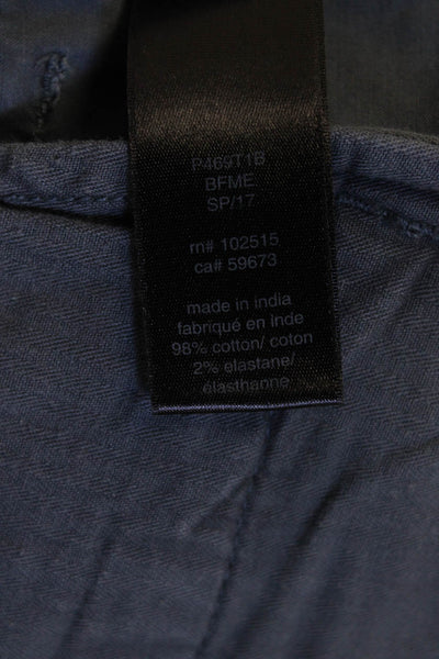 John Varvatos Star USA Mens Dark Gray Chino Pants 98% Cotton Size 31