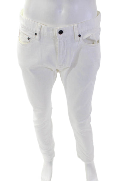 John Varvatos Star USA Mens Skinny White Jeans Size 32