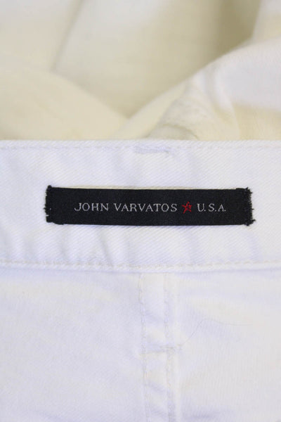 John Varvatos Star USA Mens Skinny White Jeans Size 32