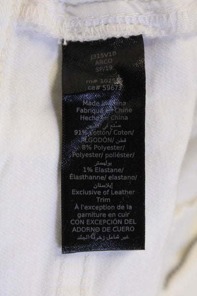 John Varvatos Star USA Mens Skinny White Jeans Size 32