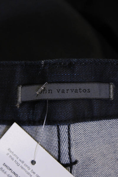 John Varvatos Mens Black Pants Cotton Blend Button Fly Size 32