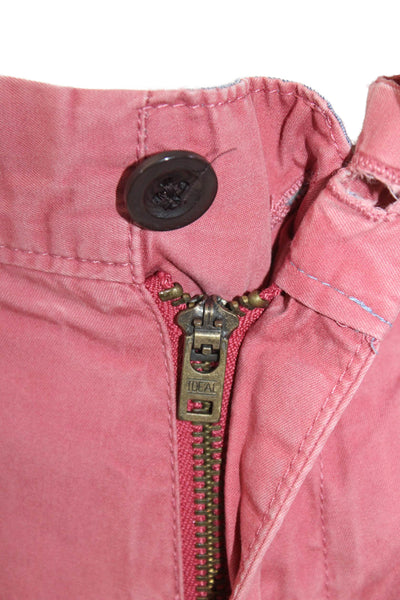 J Crew Mens Chino Red Shorts 100% Cotton Size 30
