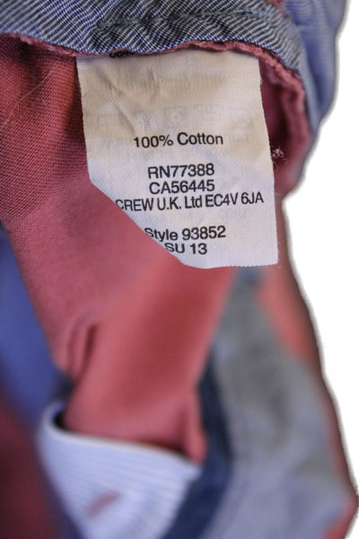 J Crew Mens Chino Red Shorts 100% Cotton Size 30