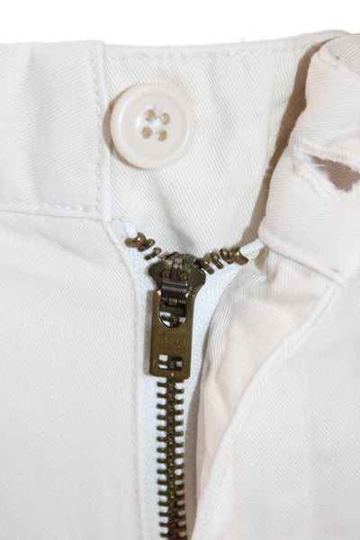 J Crew Mens Chino Shorts Beige 100% Cotton Button Size 30