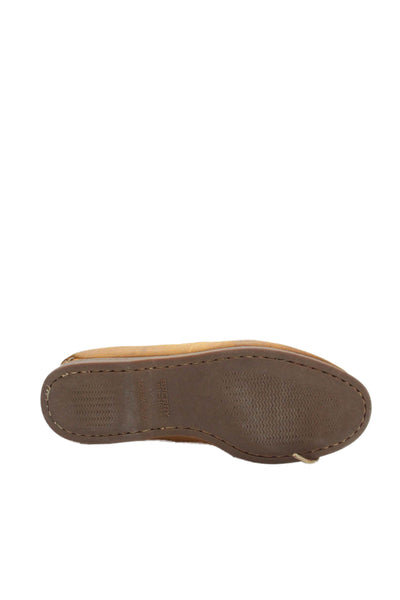 Sperry Mens Lace Up Lined Slip On Casual Shoes Brown Size 11