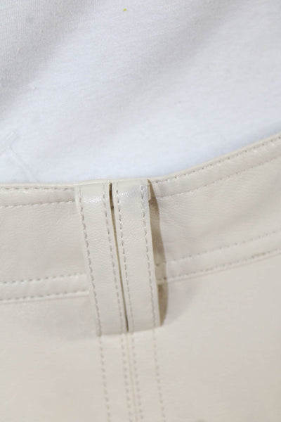 ALC Women Cargo Skirt Beige Knee Length Size 4