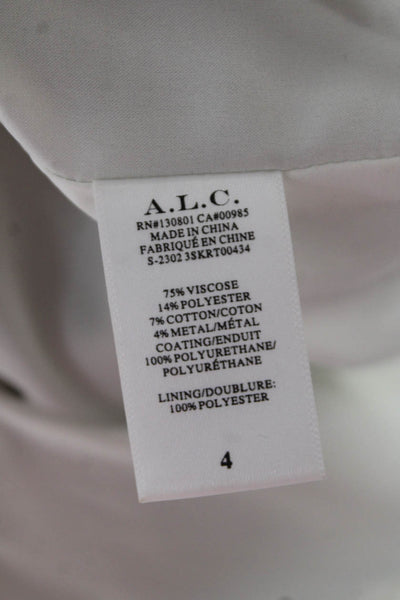 ALC Women Cargo Skirt Beige Knee Length Size 4