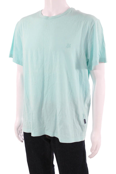 Vilebrequin Mens Light Blue Cotton Beach Short Sleeve T-Shirt Size 2XL