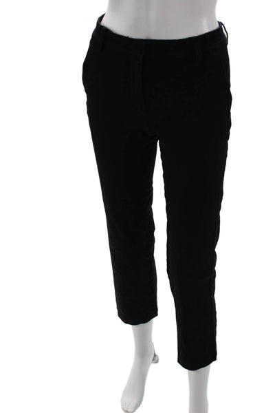 Zara Women Cropped Ankle Dress Pants Black Size XS