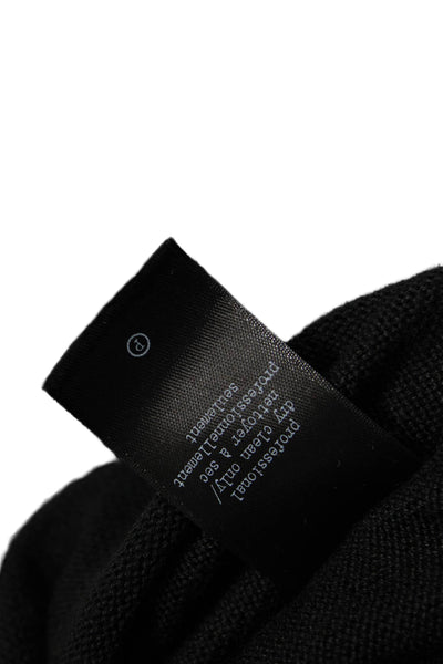 Rag & Bone Jean Womens Jersey T-Shirt Black Cotton 3/4 Sleeve Size 2XS