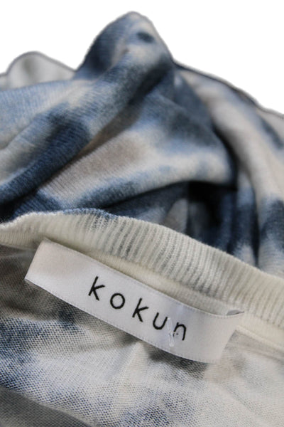 Kokun Women Basic White Crewneck T-Shirt Bamboo Cashmere Size XS