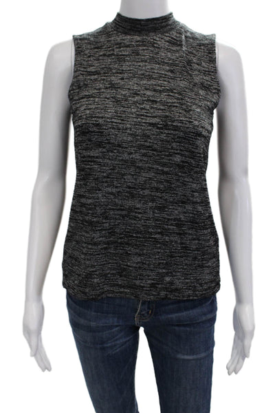 Rag & Bone Jean Womens Dark Gray Mock Neck Sleeveless Basic Tank Size XS Petite