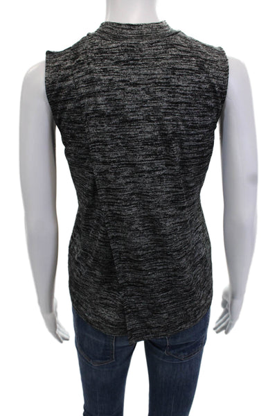 Rag & Bone Jean Womens Dark Gray Mock Neck Sleeveless Basic Tank Size XS Petite
