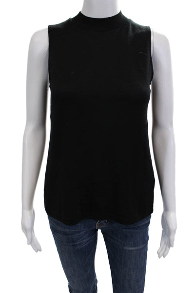 Rag & Bone Jean Women Basic Black Mock Neck Sleeveless Tank Size XS