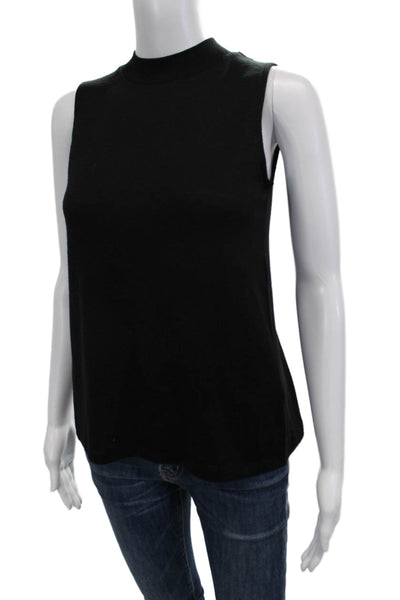 Rag & Bone Jean Women Basic Black Mock Neck Sleeveless Tank Size XS