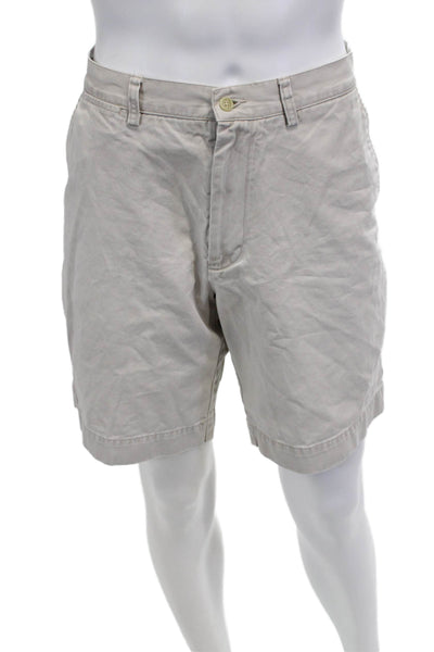 Polo Ralph Lauren Men Chino Shorts Beige Cotton Button Size 34