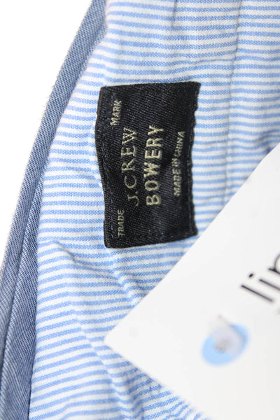 J Crew Men Cropped Chino Pants Beige 100% Cotton Button Size 34