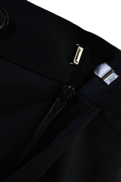 Lauren Ralph Lauren Mens Dress Pants Navy 100% Wool Button 32 Inseam Size 34