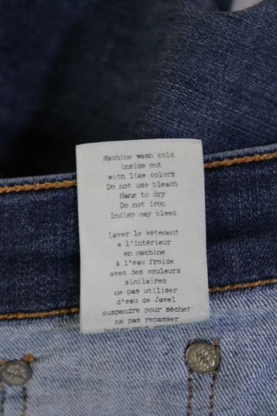 Rag & Bone Women Dark Blue Ankle Skinny Jeans Size 26