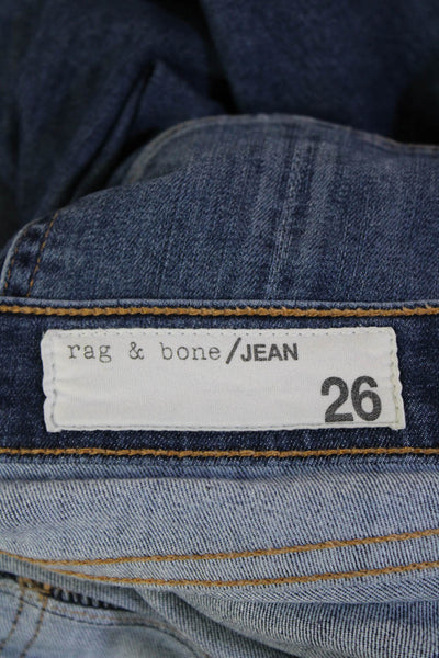 Rag & Bone Women Dark Blue Ankle Skinny Jeans Size 26