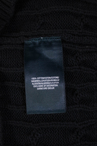 Polo Ralph Lauren Mens Dark Blue V-Neck 100% Cotton Vest Sleeveless Size XL