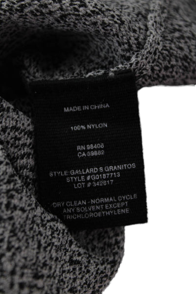 Theory Mens Pullover Sweater Gray Nylon Crew Neck Long Sleeve Size M
