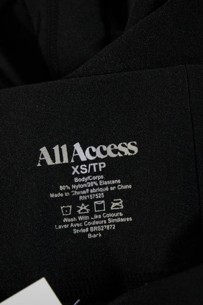All Access Womens Ankle Jeggings Black Nylon/Elastane Size XS