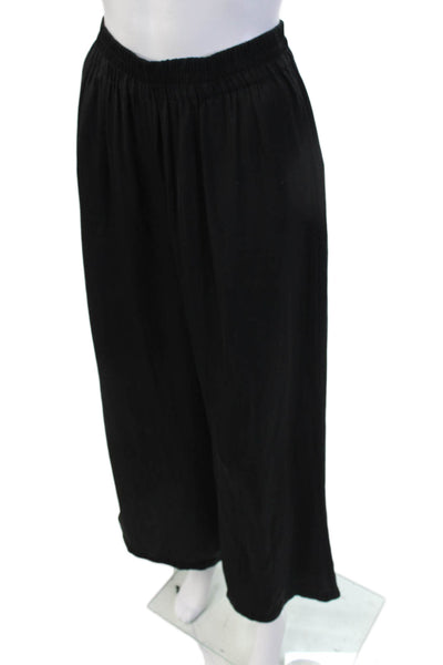 Zara Women Black Sweatpants 100% Polyester Size XS