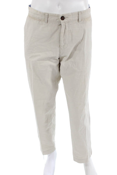 Tommy Hilfiger Mens Beige Chinos 100% Cotton Size 34