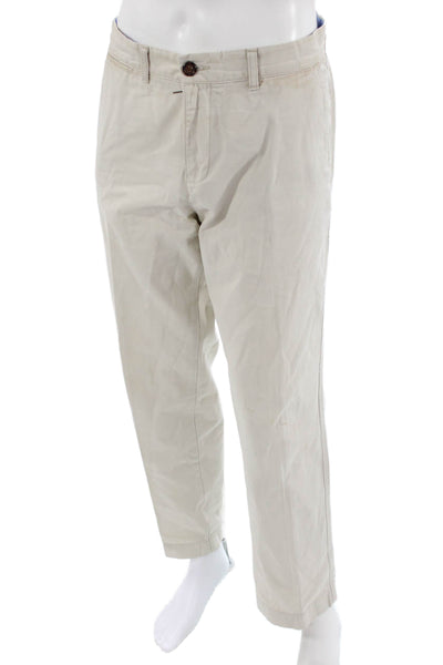 Tommy Hilfiger Mens Beige Chinos 100% Cotton Size 34