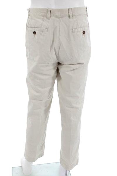 Tommy Hilfiger Mens Beige Chinos 100% Cotton Size 34