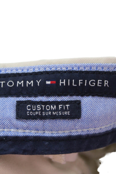 Tommy Hilfiger Mens Beige Chinos 100% Cotton Size 34