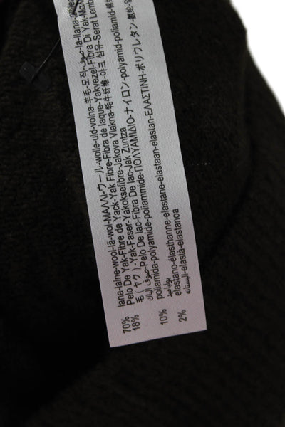 Zara Womens Brown Button Round Neck Cardigan Long Sleeve Size S