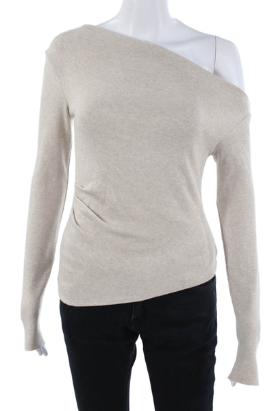 Zara Womens Brown Button Round Neck Cardigan Long Sleeve Size S