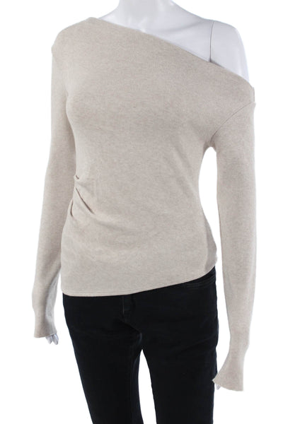 Zara Womens Brown Button Round Neck Cardigan Long Sleeve Size S