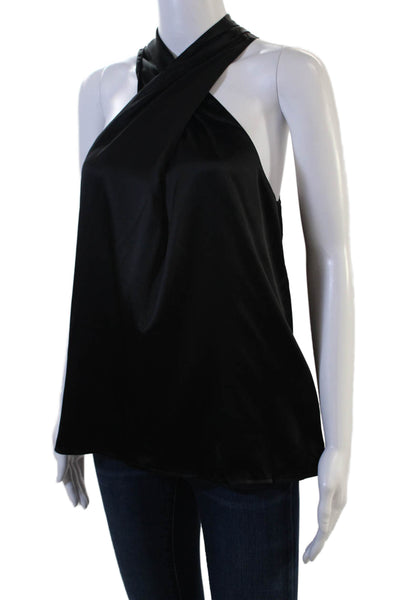 Generation Love Women Silk Sleeveless Tank Black Size M