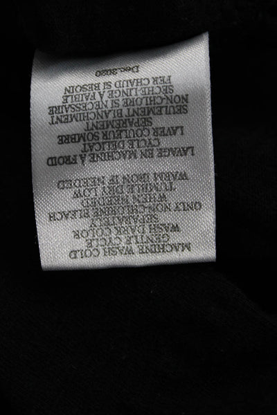 Z Supply Womens Solid Black Cotton Tank Maxi Dress Crew Neck Size XS