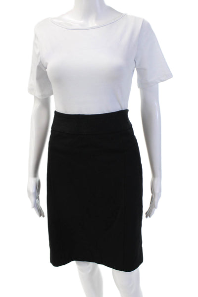 White House Black Market, Women Straight Pencil Skirt Black Size 12