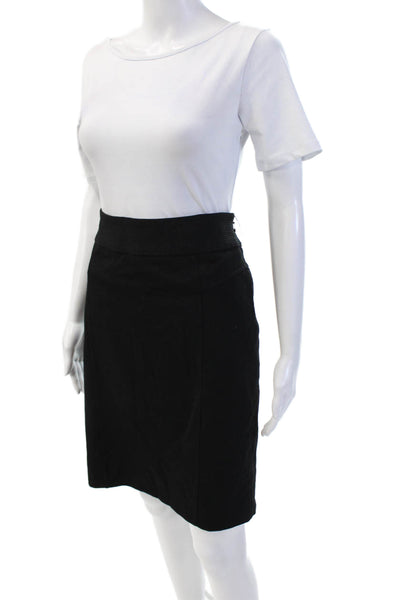 White House Black Market, Women Straight Pencil Skirt Black Size 12