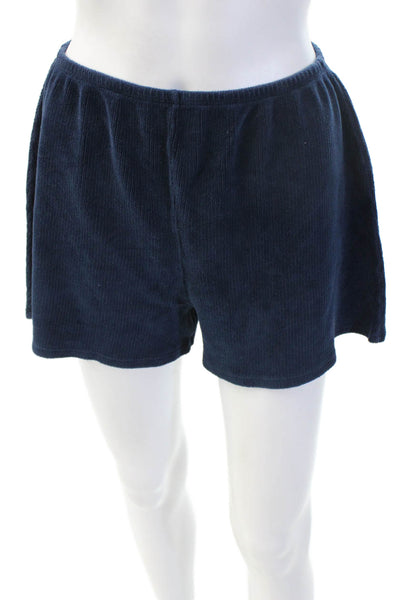 Asher Unisex Sweat Shorts Dark Blue Size S