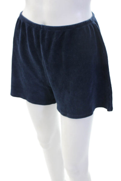 Asher Unisex Sweat Shorts Dark Blue Size S