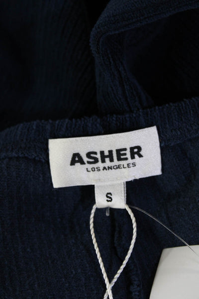 Asher Unisex Sweat Shorts Dark Blue Size S