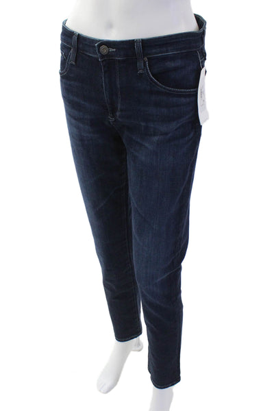 Adriano Goldschmied Women Ankle Skinny Jeans Dark Blue Size 29