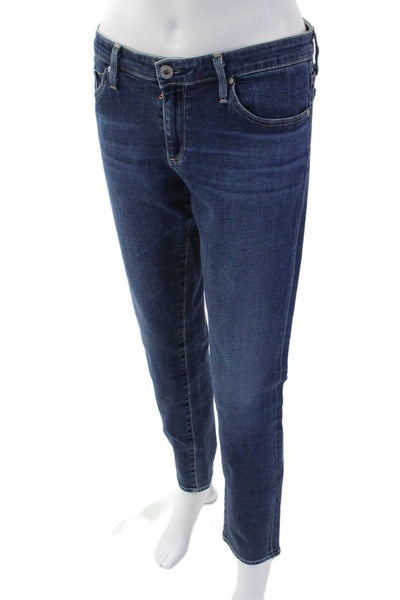 Adriano Goldschmied, Women, Dark Blue Ankle Straight Jeans Size 30