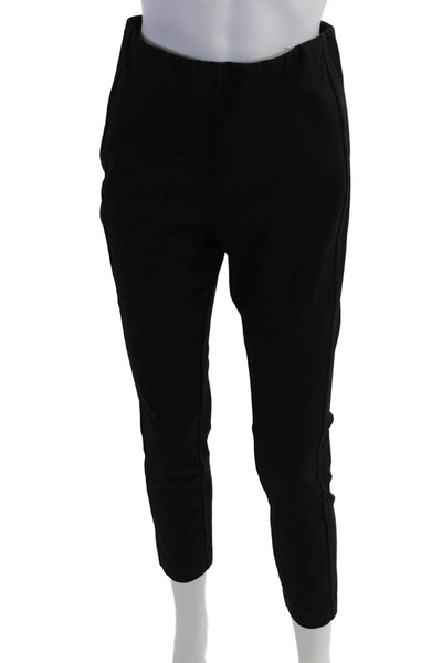Rag & Bone Women Ankle Cropped Pants Black Cotton Blend Size 8