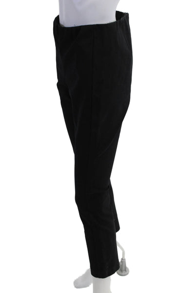 Rag & Bone Women Ankle Cropped Pants Black Cotton Blend Size 8